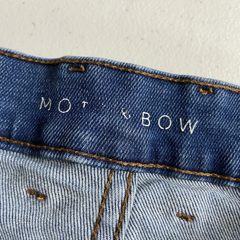 Mott & Bow Jeans Mens 35x29 Slim Fit Denim Stretch Blue Casual Modern Preppy